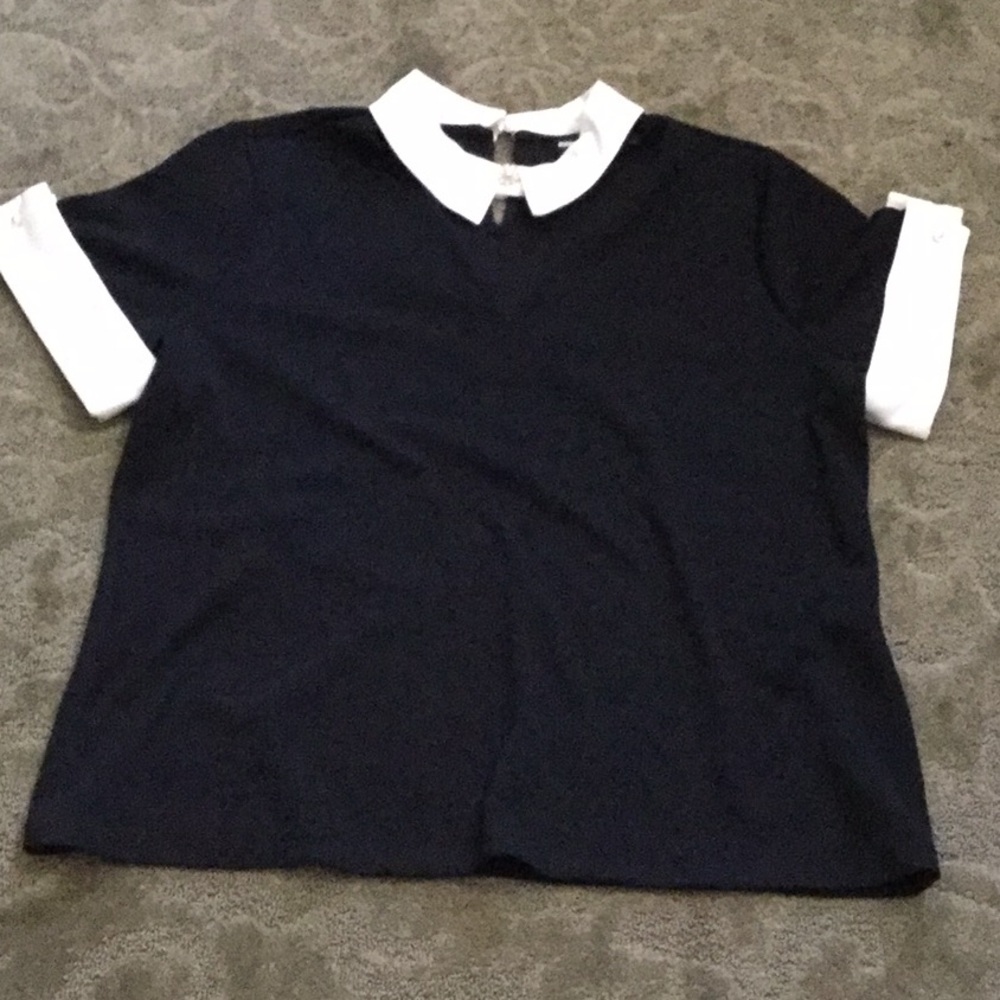 Karl Lagerfeld Black and White Blouse